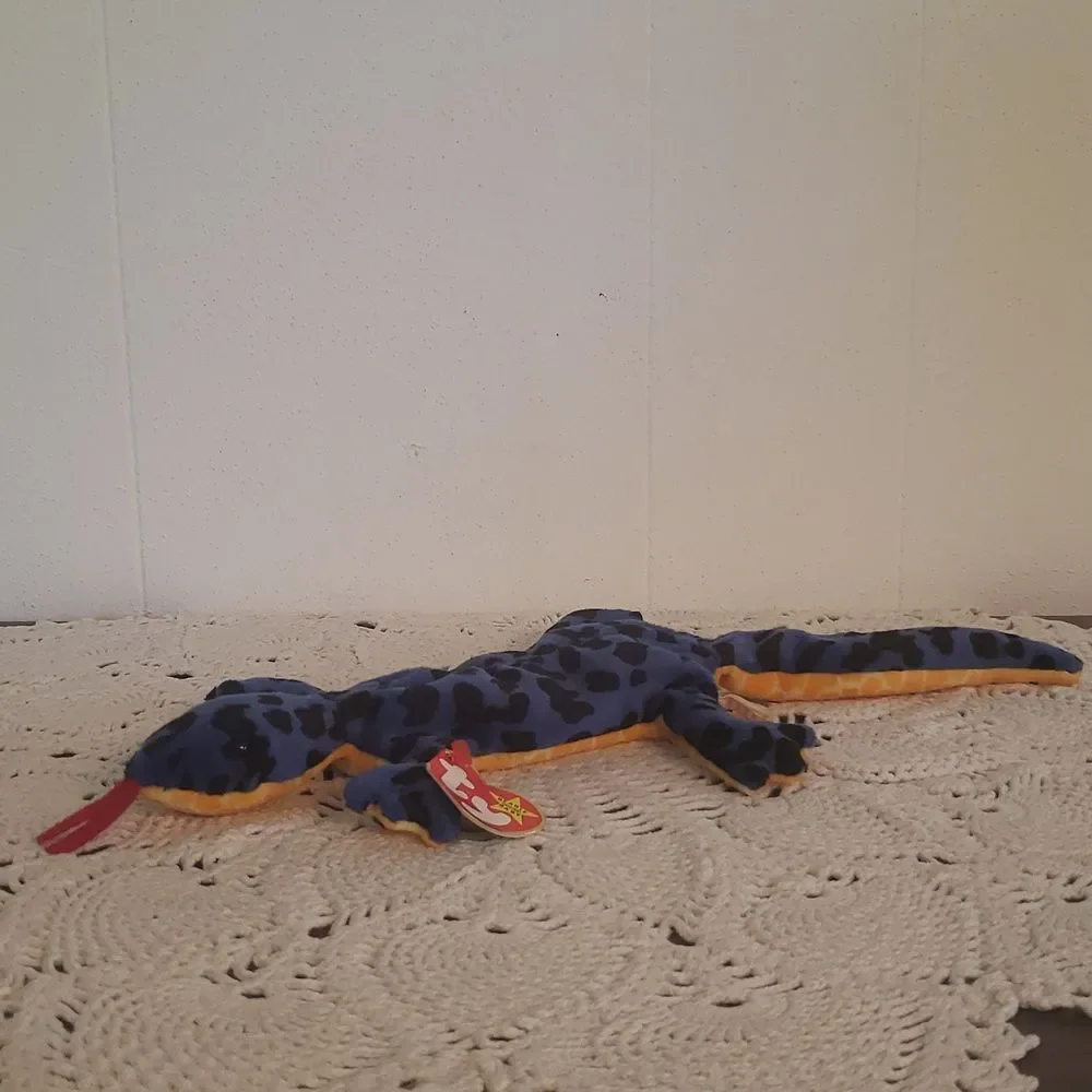 Vintage 1995 Ty Beanie Baby LIZZY the Lizard